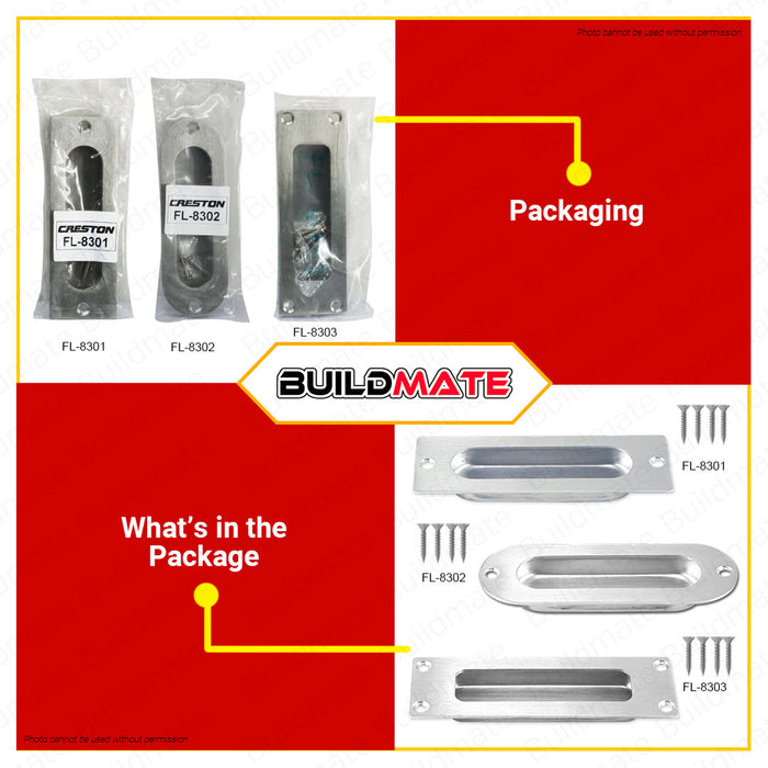 CRESTON Stainless Steel Handle SOLD PER PIECE •BUILDMATE•