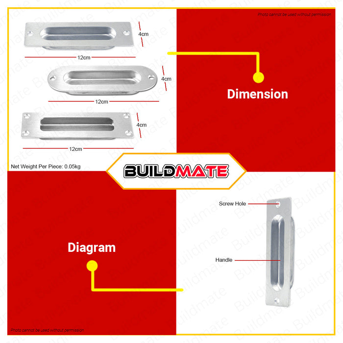 CRESTON Stainless Steel Handle SOLD PER PIECE •BUILDMATE•