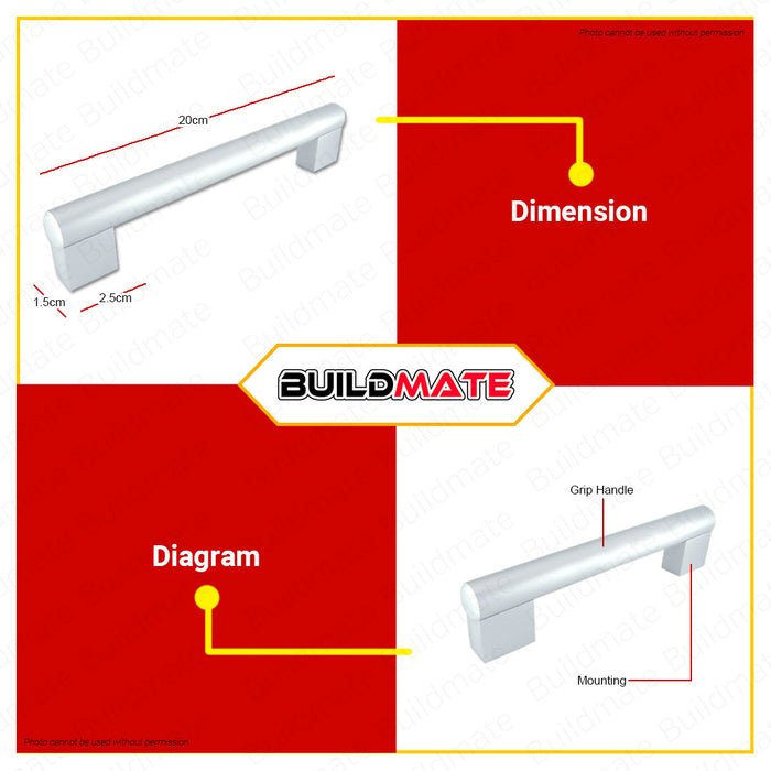 CRESTON Aluminum Pull Handle 200mm FL-82131 FL8213 •BUILDMATE•