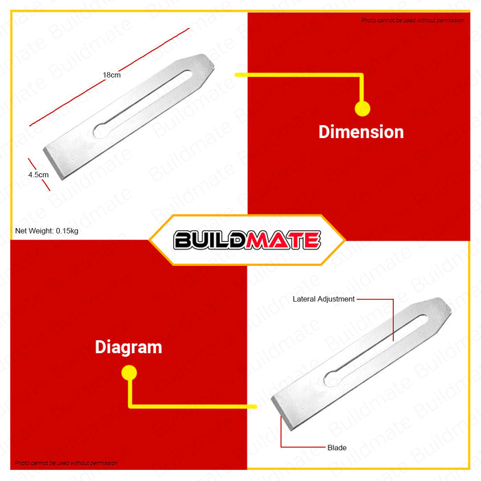 CRESTON Hand Planer Blade 1-3/4" FH3145 •BUILDMATE•