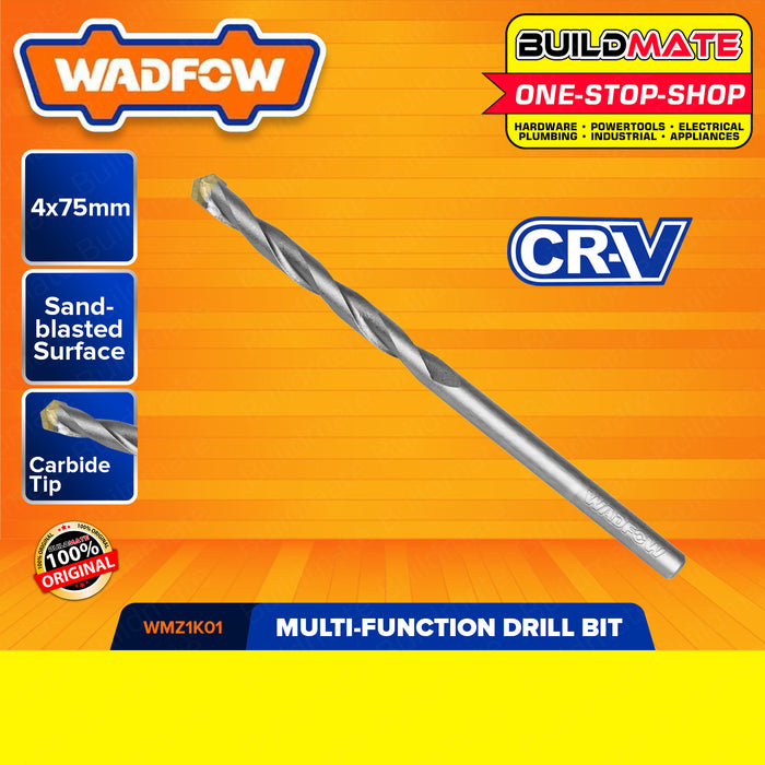 BUILDMATE Wadfow Multi-Function Drill Bit 4mm To 10mm Alloy Triangle Drill Bits Concrete Drill Bit Ceramic Tile Drill Bits Carbide Tip / Point Angle Multi-Function Metal Drill For Brick, Tile, Cement, Ceramic, Glass, And Plastic Hand Tool WMZ1K • WHT