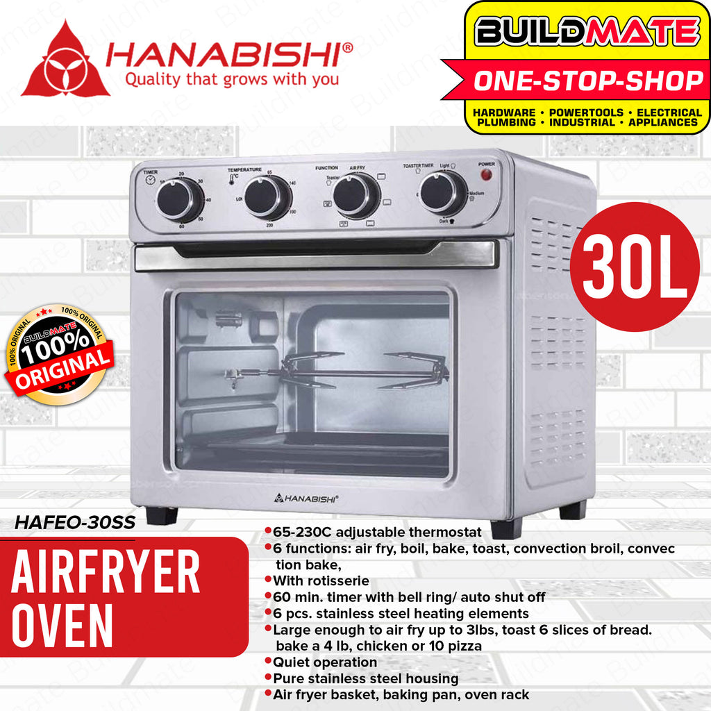 Hanabishi air store fryer rotisserie