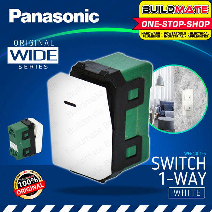 PANASONIC Original Wide Series 1 Way Switch WEG5001K-5 •BUILDMATE•