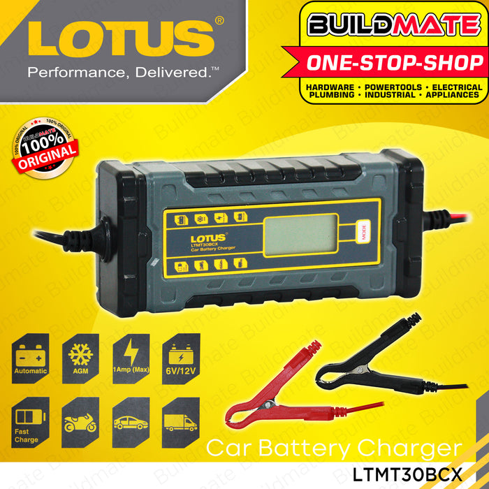 LOTUS Car Battery Charger LTMT30BCX •BUILDMATE•