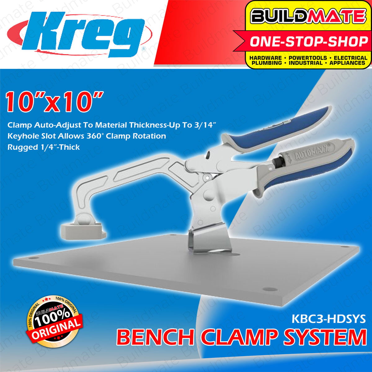 Kreg - KBC3-SYS - Bench Clamp System