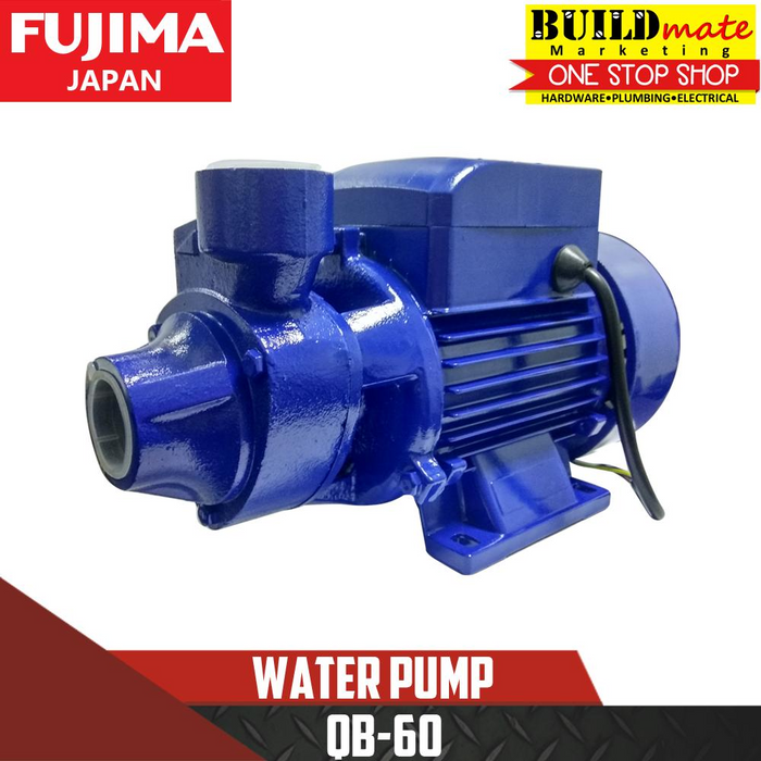 Water Peripheral Jet Booster Pump 0.5HP QB-60 QB60 M AQUA / FUJIMA / MARFLO •BUILDMATE•