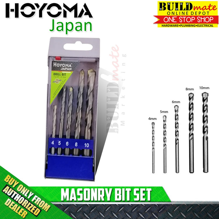 HOYOMA Masonry Drill Bit Set - BUILDMATE HYMA