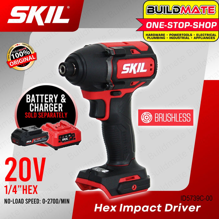 SKIL Hex Impact Drill/Driver 20V BL ID5739C-00 BARE UNIT ONLY •BUILDMATE•