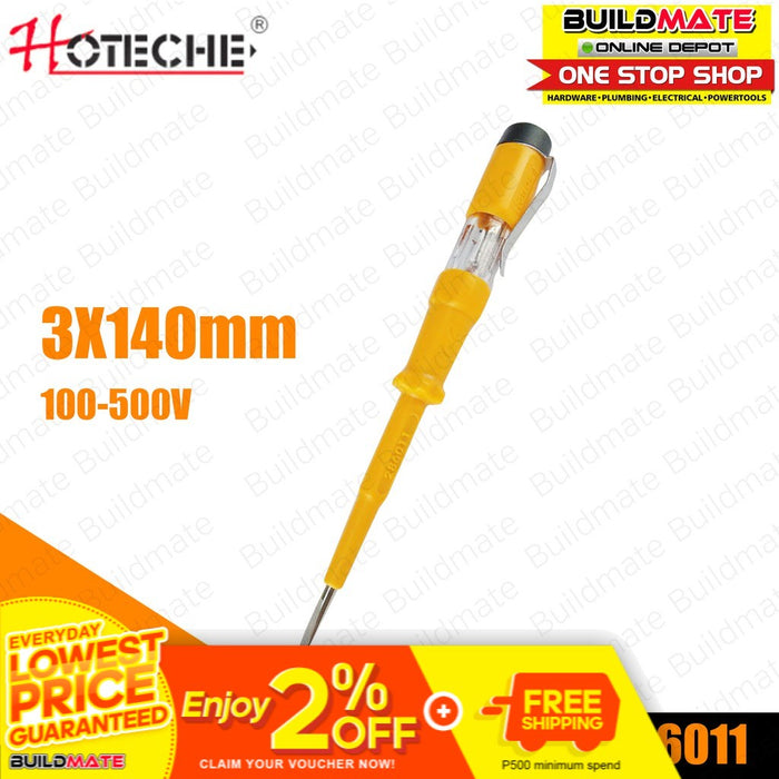 HOTECHE Voltage Tester 3 x 140mm 286011 •BUILDMATE•