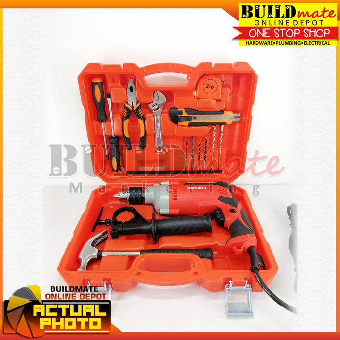 [COMBO] 250A IGBT Inverter Welding Machine + ZEKOKI 16mm Impact Drill Tool 710W ZKK-1670HDK