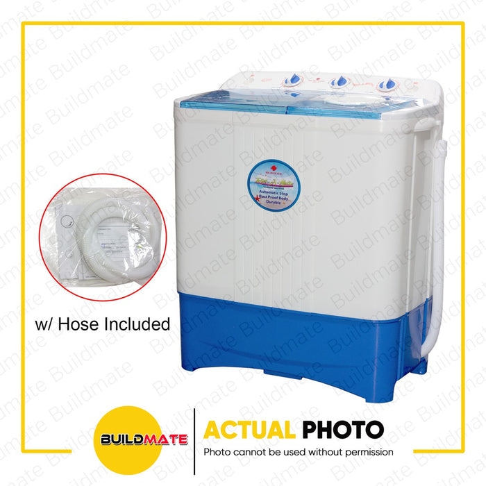 MICROMATIC Twin Tub Washing Machine with Dryer 6.5kg MWM-700 •BUILDMATE•