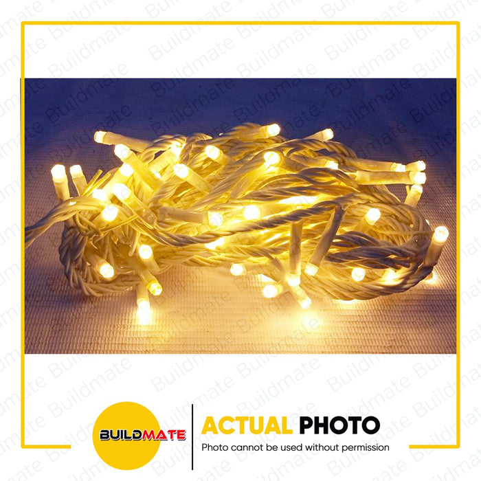 FIREFLY 100 LED Warm White Christmas Lights 7 Meters White Wire FXL13100WW •BUILDMATE•