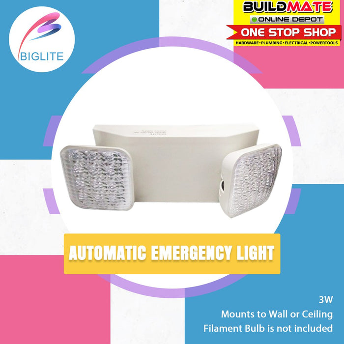 BIGLITE LED Automatic Emergency Light 3W AEL-270 •BUILDMATE•