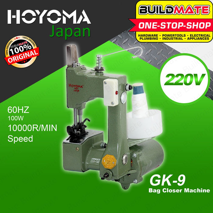 HOYOMA JAPAN Bag Closer Sewing Machine GK9 / GK9-370 •BUILDMATE• HYMPT