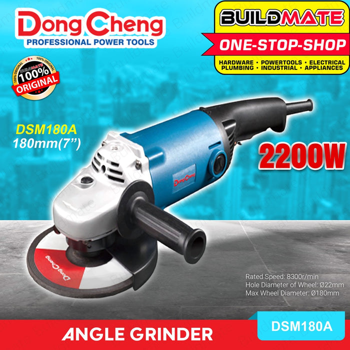 DONG CHENG Angle Grinder 2200W DSM180A •BUILDMATE•