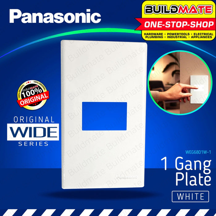 PANASONIC Original Wide Series 1 Gang Plate White WEG6801W-1 •BUILDMATE•