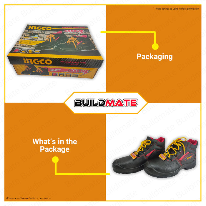 INGCO Insulated Safety Boots Shoes SOLD IN PAIRS •BUILDMATE• IHT