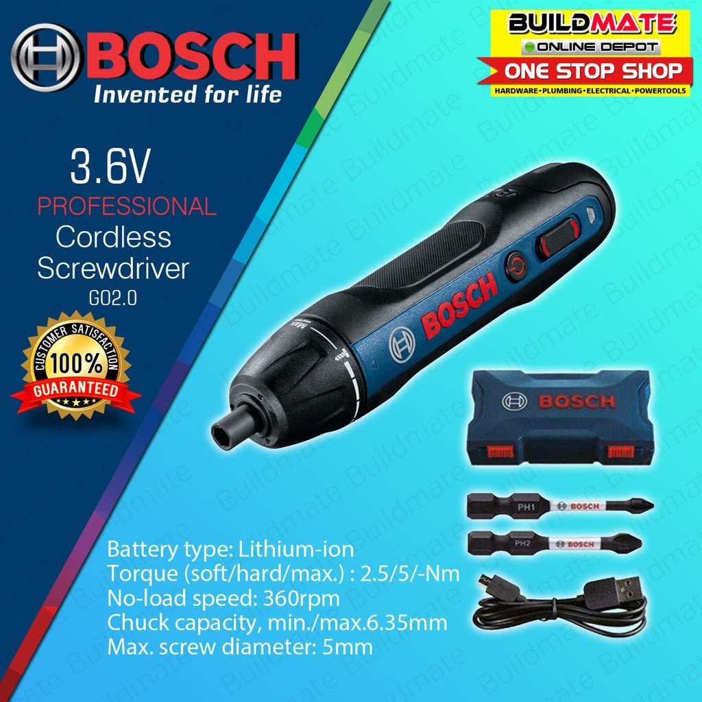 Bosch go 2 discount torque