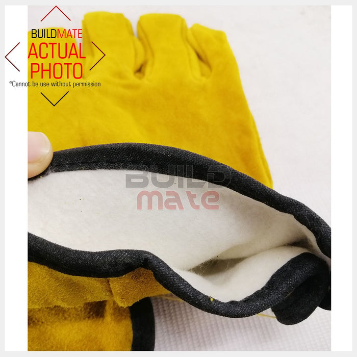 INGCO Leather Gloves 10" HGVC02  •BUILDMATE• IHT