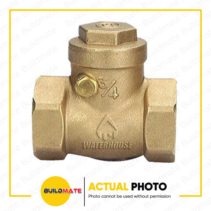 WATERHOUSE by POWERHOUSE Brass Swing Check Valve 1/2" | 3/4" | 1" SOLD PER PIECE •BUILDMATE• PHWH