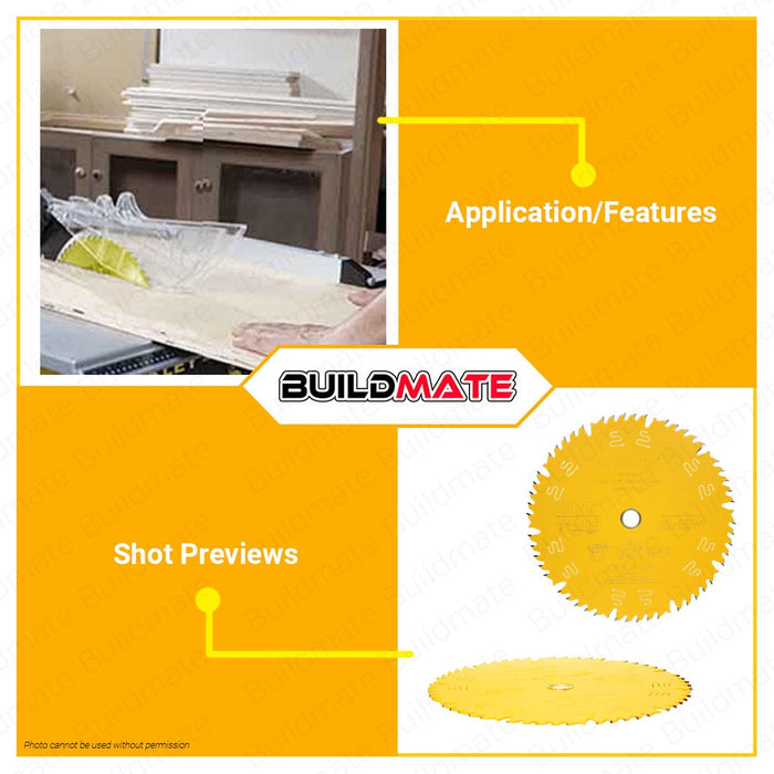 LOTUS X1 Combination Carbide Wood Saw Blade Diable Style 10 Inch x 50T x 25.4mm L1050X •BUILDMATE•