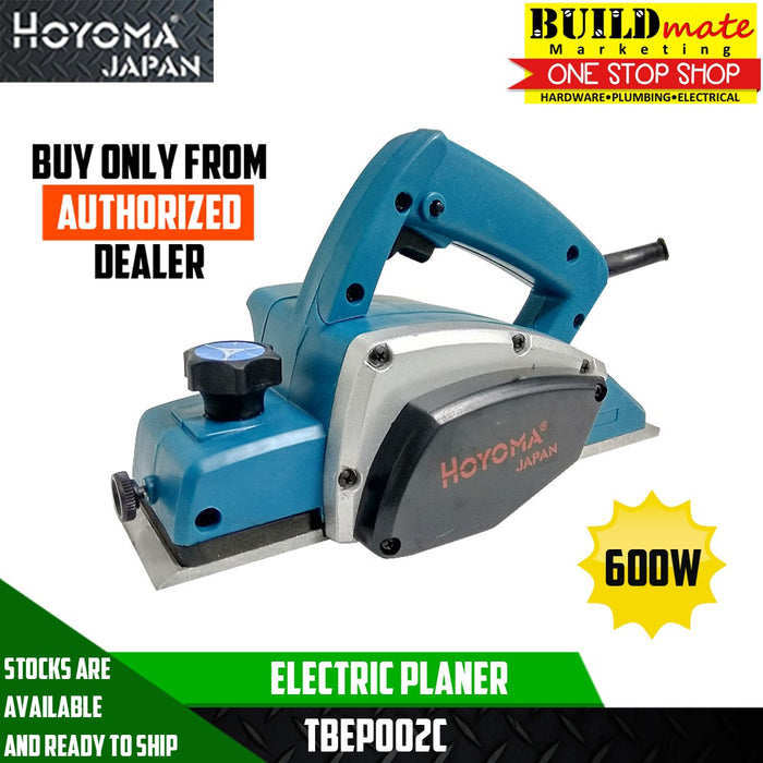 HOYOMA Japan Electric Wood Planer 600W TBEP002C •BUILDMATE• HYMPT