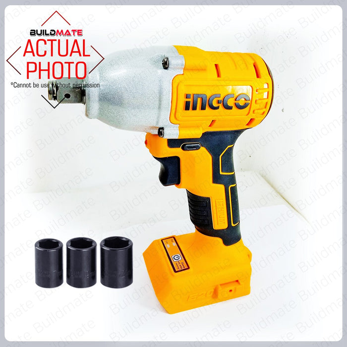 [COMBO] INGCO Cordless Impact Drill 18V CIDLI1801 + Cordless Impact Wrench 20V CIWLIE2001 IPT