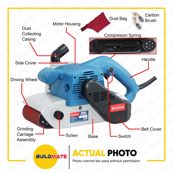 DONG CHENG Belt Sander 1200W DST610 •BUILDMATE•