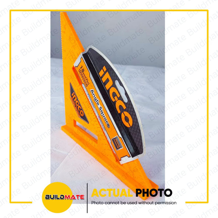 BUILDMATE Ingco Angle Square 7" Inch Triangular Ruler Speed Square Angle Protractor Triangle Measuring Tool SOLD PER PIECE HAS20201 / HAS20202 - IHT