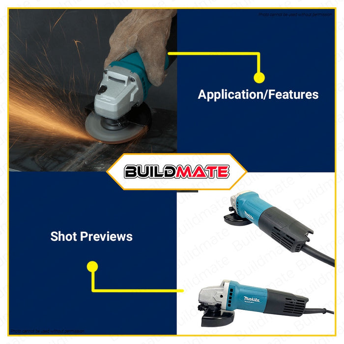 MAKITA Original Angle Grinder 4" 850W M9513M •BUILDMATE•