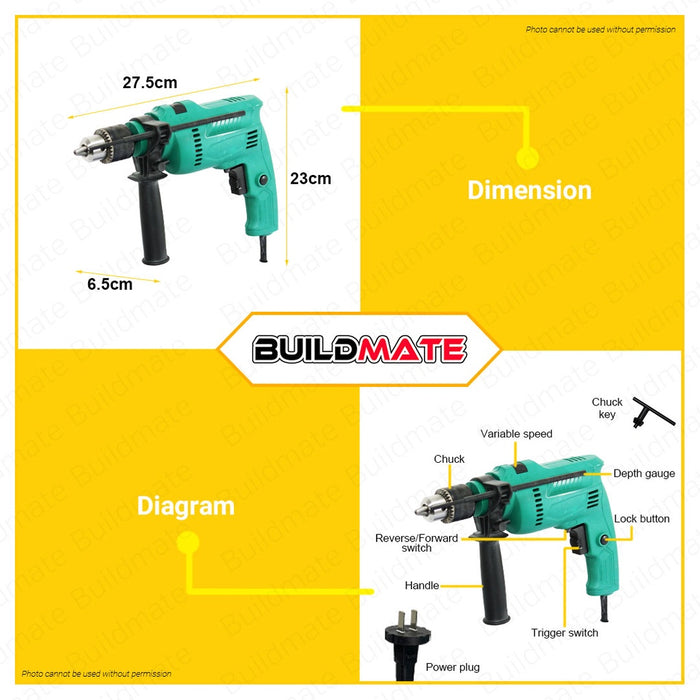 [BUY 1 TAKE 1] POWERHOUSE Inverter Welding Machine KABAKAL Series 200A + Impact Hammer Drill M8100