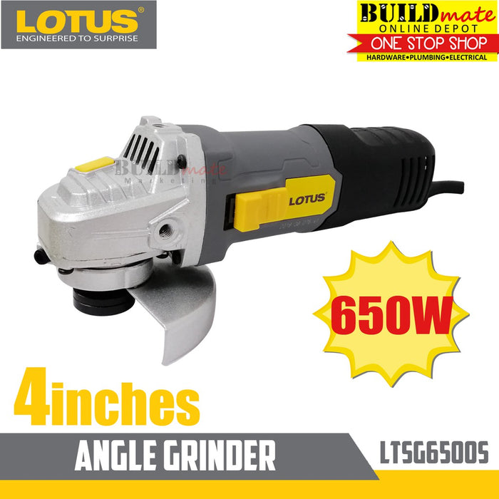 [COMBO] LOTUS Angle Grinder 650W LTSG6500S + Electric Impact Drill 600W SET LID10RE + FREE TAPE MEASURE •BUILDMATE• LPT