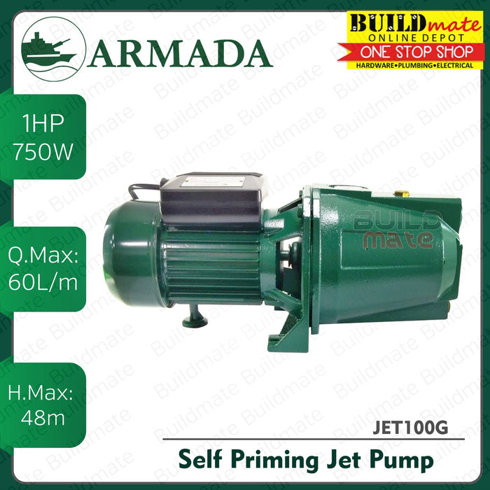 ARMADA 1HP Self Priming Jet Pump 750W JET100G •BUILDMATE•