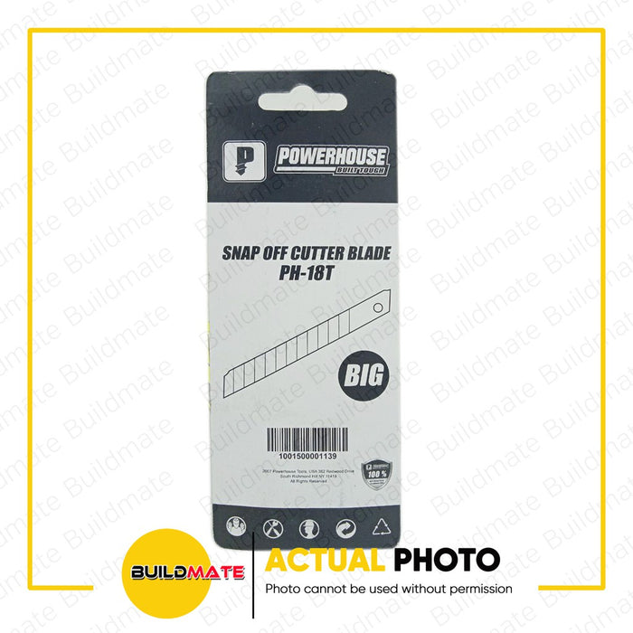 POWERHOUSE Snap-Off Cutter Blade Refill BIG 18mm PH-18T •BUILDMATE• PHHT