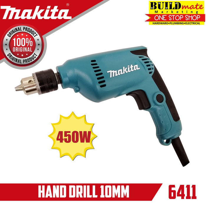 [COMBO] MAKITA Original BLUE Angle Grinder 9553B & Electric Drill 6411 +FREE •BUILDMATE• 