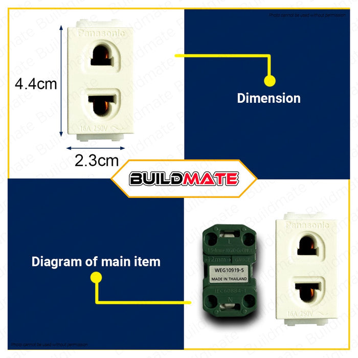 PANASONIC Original Wide Series WEG10919-5 •BUILDMATE•