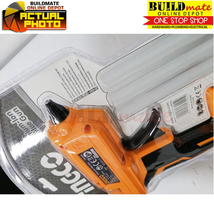 INGCO Cordless Glue Gun 20V CGGLI2001 POWERSHARE +FREE TAPEMEASURE & GLOVES •BUILDMATE• IPT