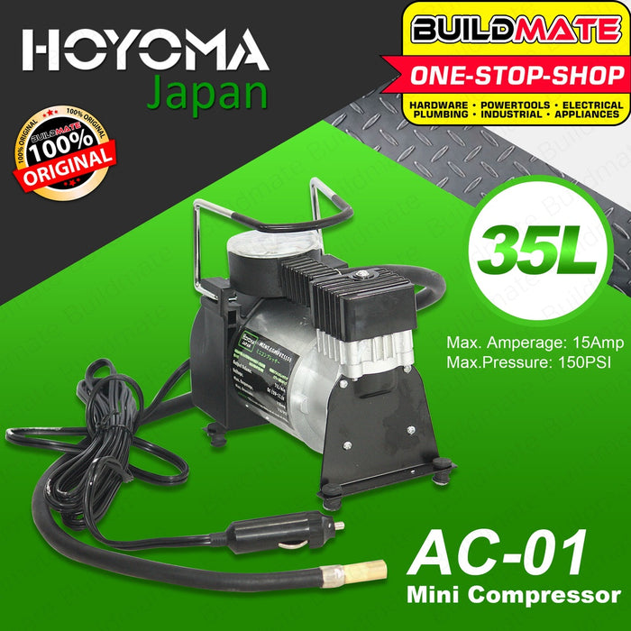 HOYOMA Mini Air Compressor CA-AC01 •BUILDMATE• HYMPT