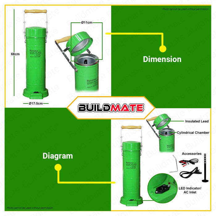 HOYOMA JAPAN Electrode Welding Rod Over Dryer 10KG H7204 •BUILDMATE• HYMPT