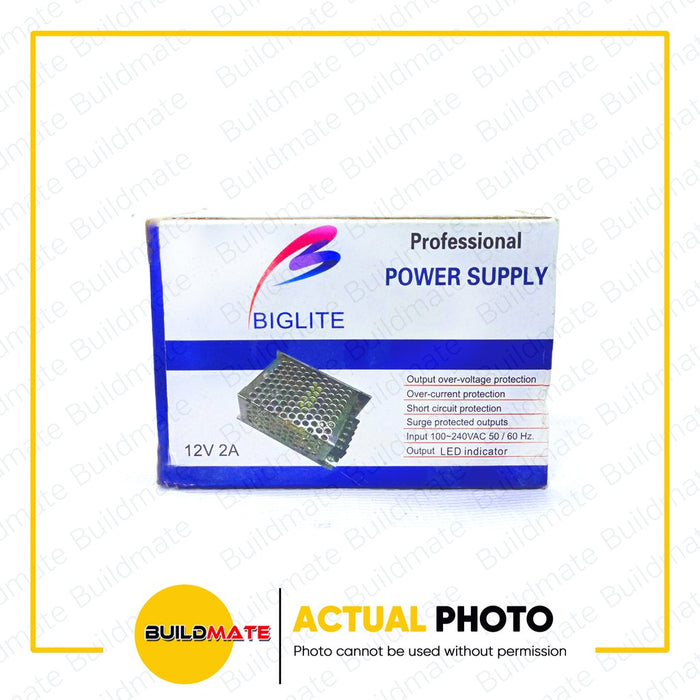 BIGLITE 12V LED Transformer Power Supply 2A | 3A | 5A | 10A SOLD PER PIECE •BUILDMATE•