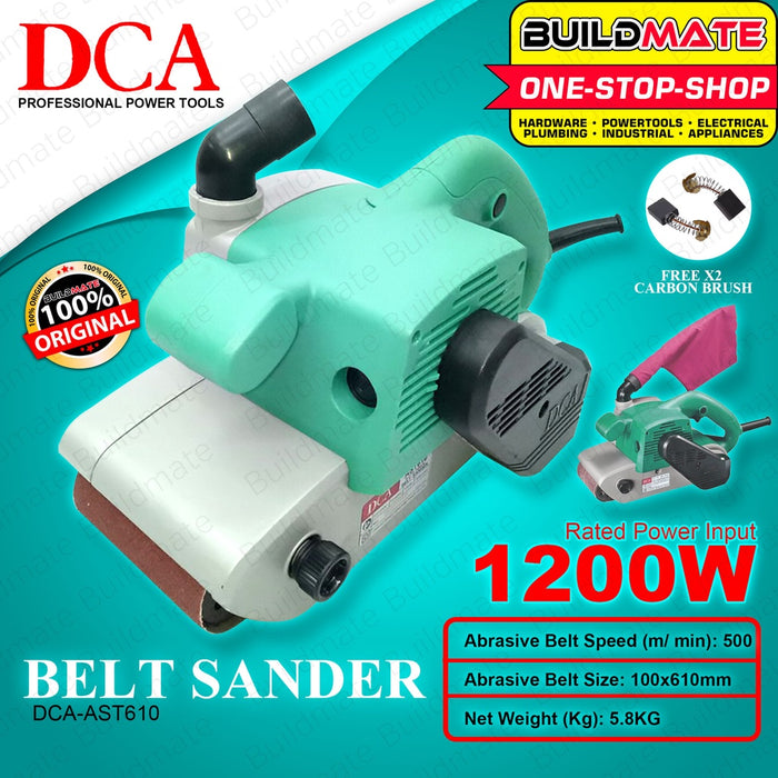 DCA Belt Sander 1200W AST610 •BUILDMATE•