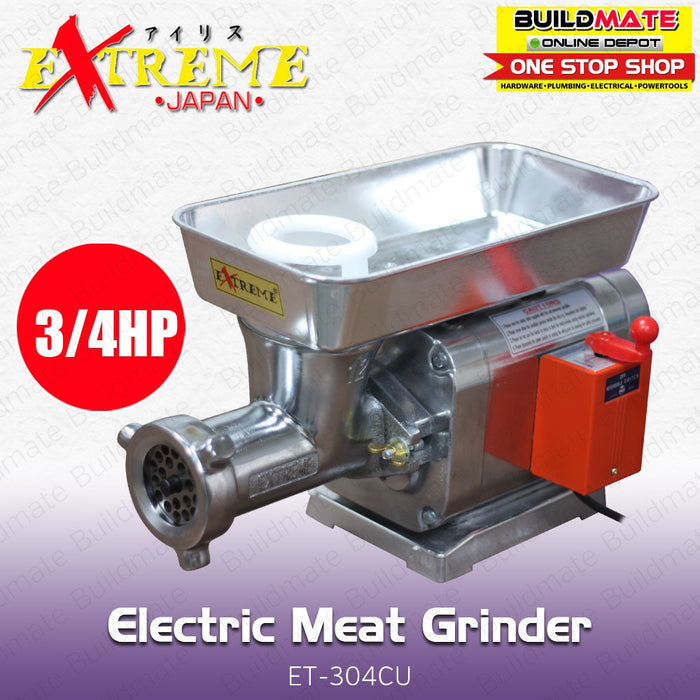 EXTREME Aluminum Electric Meat Grinder ET-304CU 100% Copper Winding •BUILDMATE•