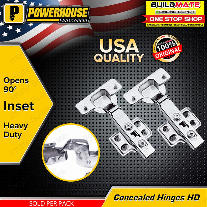 POWERHOUSE Regular Concealed Hinges SOLD BY PAIRS •BUILDMATE• PHDH