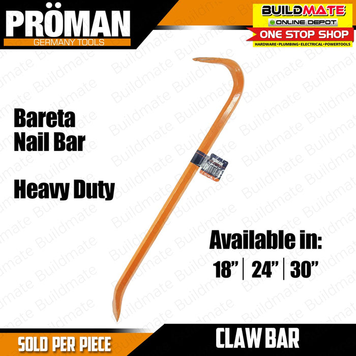 PROMAN Claw Bar Bareta Nail Bar 18" •BUILDMATE•