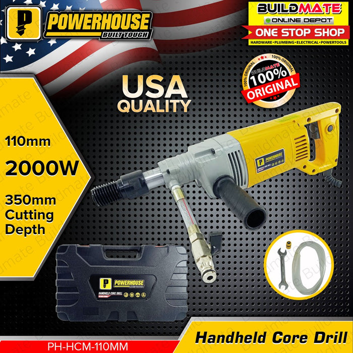 BUILDMATE Powerhouse Diamond Core Coring Drill Machine 2000W PH-HCM-110MM - PHPT