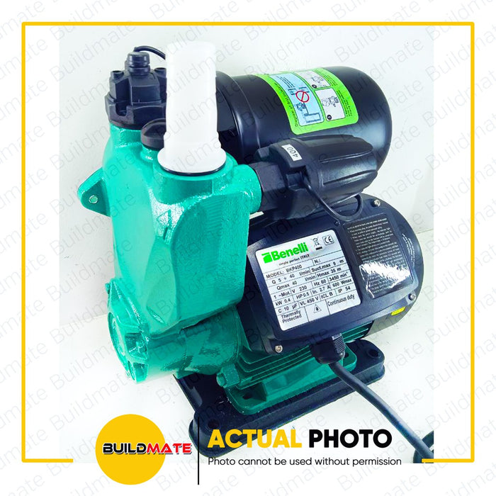 BENELLI Intelligent Self-Priming Peripheral Pump 0.5HP | 1.1HP •BUILDMATE•