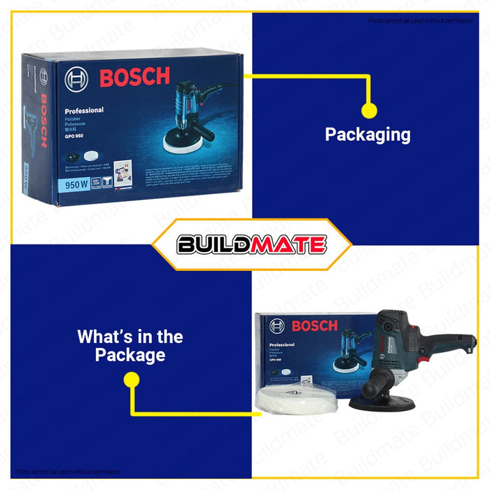 BOSCH Professional Universal Angle Polisher GPO 950 06013A20K0 100% ORIGINAL •BUILDMATE• BPT