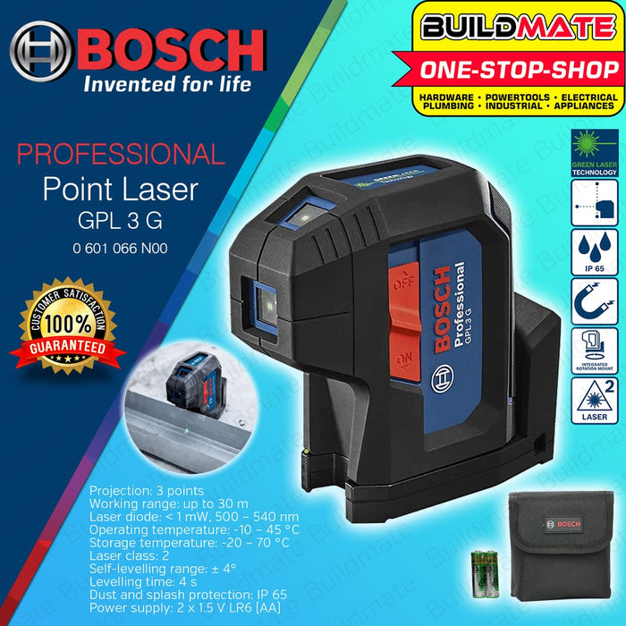 BOSCH Professional 3 Point Laser GPL 3G Self Leveling Alignment