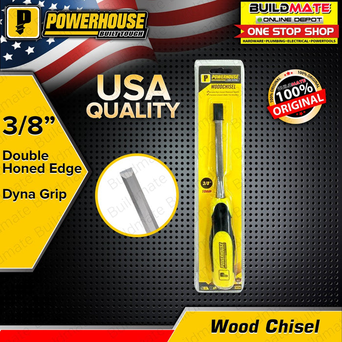 POWERHOUSE Dyna Grip Wood Chisel 1/4" | 3/8" | 1/2" | 5/8" | 3/4" SOLD PER PIECE •BUILDMATE• PHHT