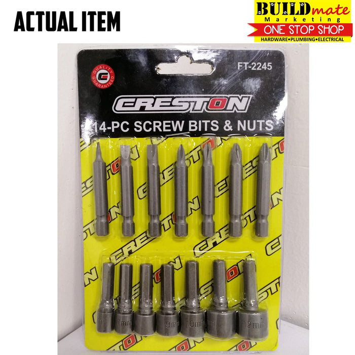 CRESTON Bits and Nuts 14PCS/SET FT-2245